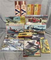 16 Assorted Model Airplane Kits