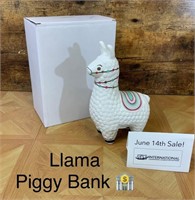 Ceramic Llama Bank