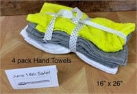 4 Pack of Hand Towels