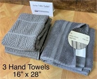 3 Pack of Hand Towels