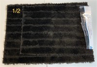 2 pc Non-Slip Rubber Back Rug Set (see 2nd photo)
