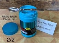 16 oz THERMOS Container w. Folding Spoon