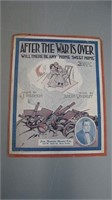 WWI Themed Sheet Music Great Cover Art