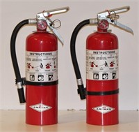 (2) AMEREX ABC DRY CHEMICAL FIRE EXTINGUSHERS