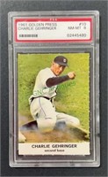 1961 Golden Press Charlie Gehringer, PSA 8, card