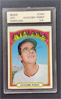 1972 Topps proof, Gaylord Perry card #285