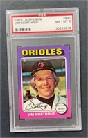 1975 Topps Mini Jim Northrup PSA 8, card #641