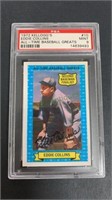 1972 Kellogg’s Eddie Collins PSA 9, card #10