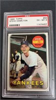 1969 Topps Steve Hamilton PSA 6, card #69