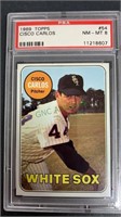 1969 Topps Cisco Carlos PSA 8 card #54