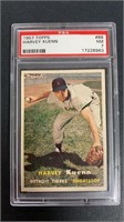 1957 Topps Harvey Kuenn PSA 7, card #88