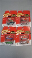 Lot of 4 Assorted Johnny Lightning Toy Cars