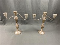 Sterling Silver Candelabras