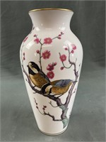 "Heralds of Spring" Ryu Okazaki Japanese Vase