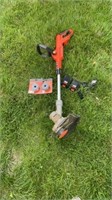 Black and Decker battery powered trimmer. 2