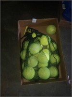 Group of tennis balls