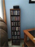CD's and CD tower.