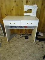 Bernina 1008 sewing machine, and a vanity table