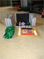 Group of fun for poker players. 
(4) cases, and