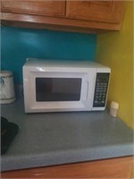 Small White 700 watt microwave