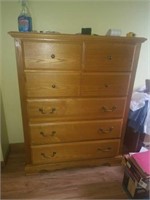 5 drawer wood dresser