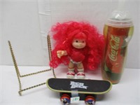 Doll ,Skate Board & Misc Items