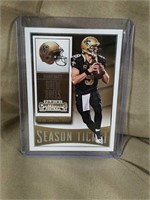 2015 Panini Contenders Drew Brees Football Card