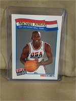 Mint 1991 NBA Hoops Michael Jordan Team USA Card