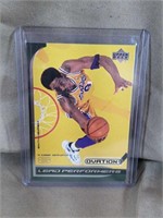 Mint 1999 Kobe Bryant Ovation Lead Performers Card