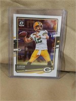 2020 Optic Aaron Rodgers Football Card