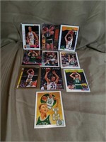 (10) Mint Vintage Larry Bird Basketball Cards