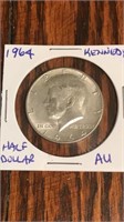 1964 P Kennedy Half Dollar AU