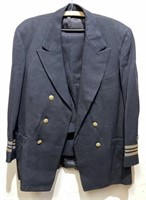 Navy Officer's Jacket & Trousers -Vintage Wool