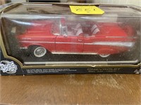 1:18 Scale Chevy BelAir red convertible