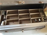 Tool box, 2 flats all kinds misc tools