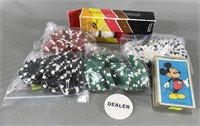 Mickey Mouse Playing Cards & Poker Chips