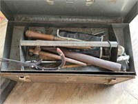 2 Metal tool boxes of misc