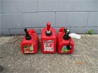 3 Gas Cans - Retail for About $50