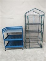 METAL PLANT STAND/GREENHOUSE: