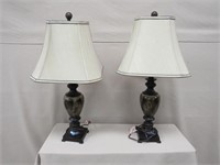 PAIR OF 31 IN. TABLE LAMPS: