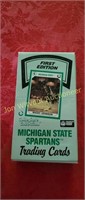 6 pkgs of Michigan State Spartans trading cards