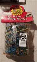 Bag glass marbles