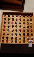 marbles and holder