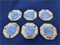 Chelsea Hand Painted Tea Plates