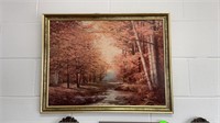 Framed nature print