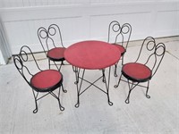 Childs Ice Cream Parlour Table & Chairs