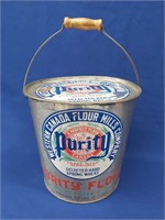 Vintage Purity Flour Tin -  22Lbs