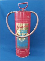 Vintage Red Guardian Fire Extinguisher