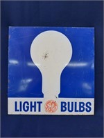 GE Light Bulbs Metal Sign