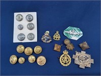 Police & Military Badges & Buttons